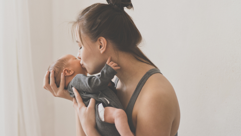 Mama mit Baby