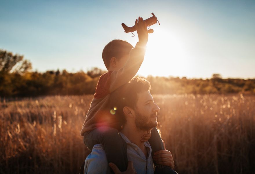 Familie in der Natur