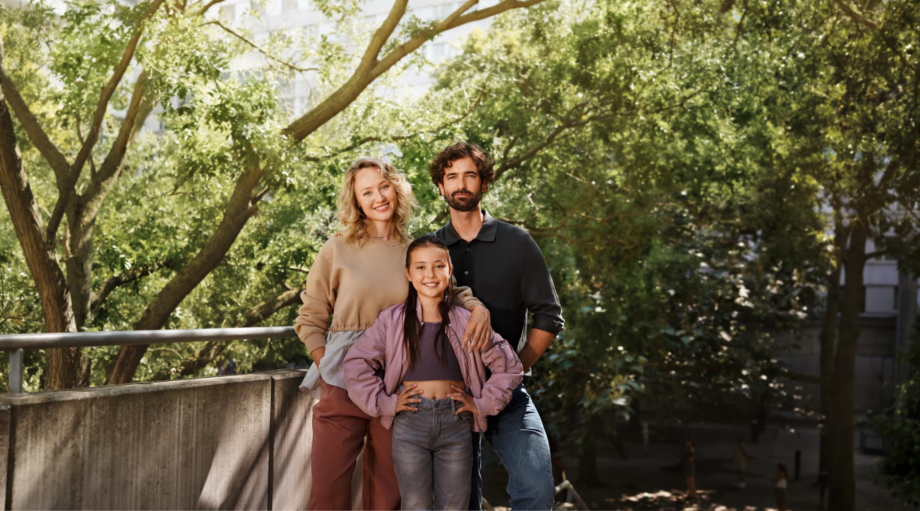 Familie in der Natur